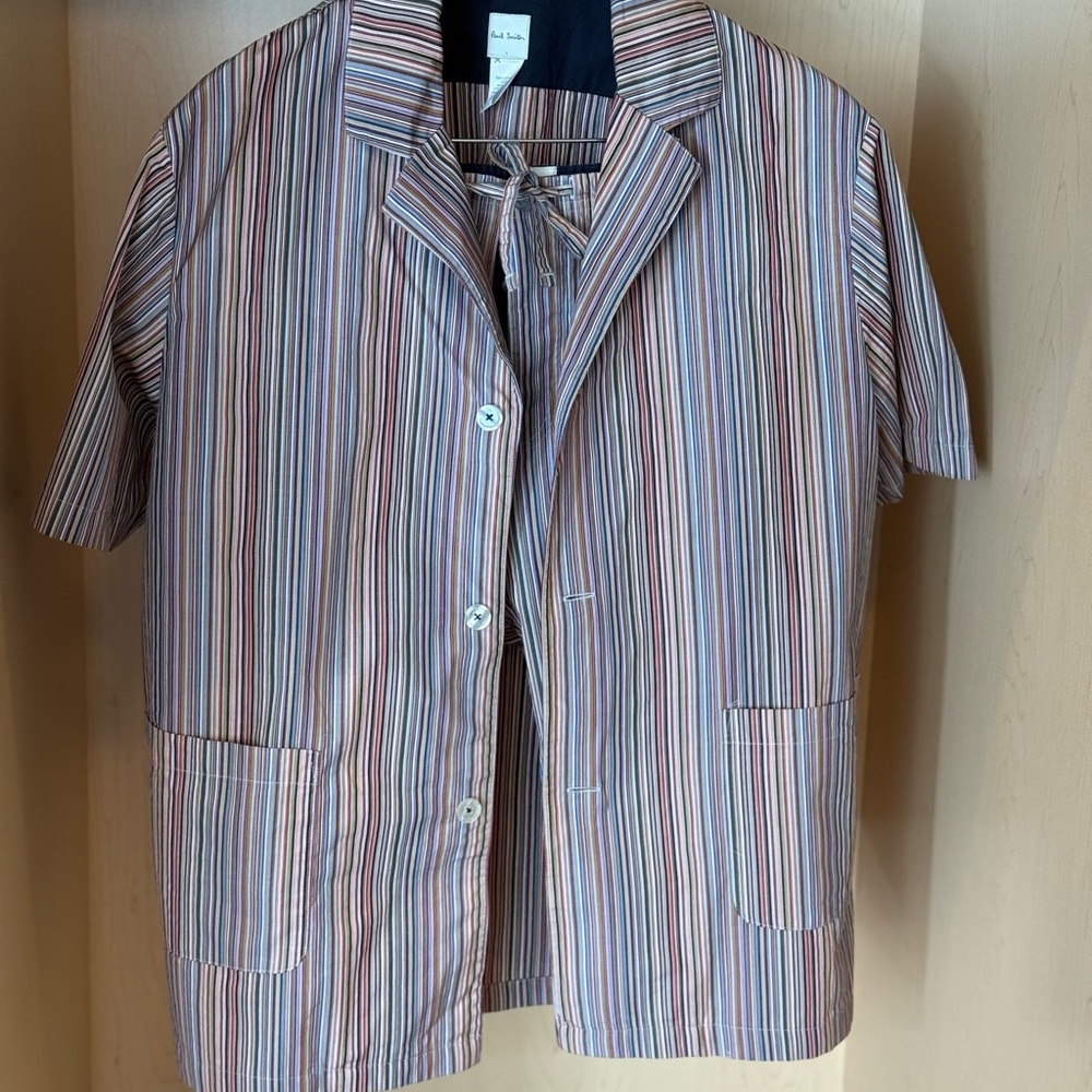 Paul Smith Multicolor Striped Short-Sleeve Pyjama Short Set